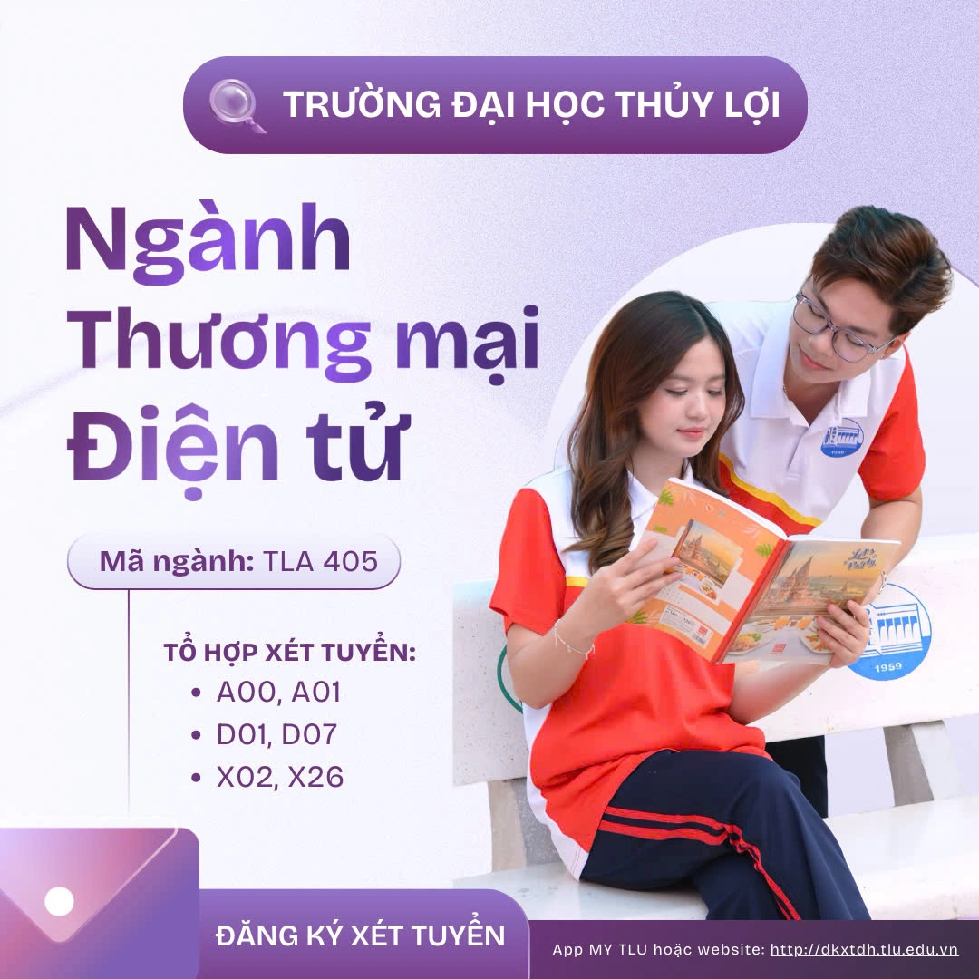 Ngành Thương mại điện tử của Trường Đại học Thủy Lợi